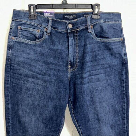 Lucky Brand 36 x 30 412 Athletic Slim Blue Stark Jeans - Picture 3 of 14